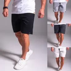 Kit 4 Bermuda Shorts de Moletom Masculina Com Amarração e Elástico Academia Treino/Casual.