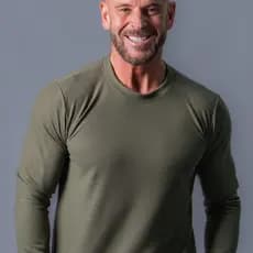 Camiseta Masculina Texturizada Manga Longa Estilosas Casual