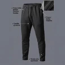Kit 2 Calças Masculina Moletom