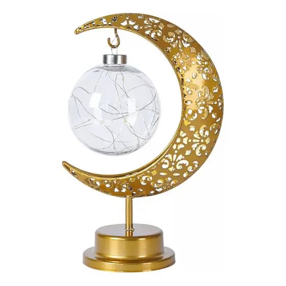 Luminaria Led Lua  Esfera Ramadã  Muçulmano Eid Mubarak