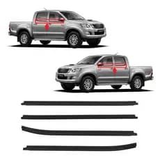 Jogo De Pestana Externa Hilux Cabine Dupla 2006 Até 2015