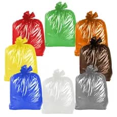 Saco de lixo 20 Litros 100 unidades Colorido coleta seletiva Pronta entrega