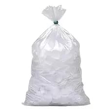 Sacos Para gelo 30x50 5KG 100 unidades Liso transparente