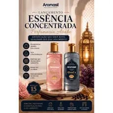Essência Concentrada limpador perfumado Árabe 140ml Super Cheiroso - Aromasil