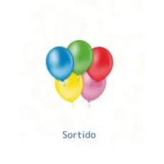 Balão de Festa Número 5 Balão Pequeno PicPic - 50 Un. Bexiga para Aniversario