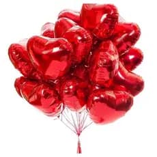 Balão 18 Polegadas balões de coração vermelho casamento hélio balão inflável metálico decoração da festa de aniversári