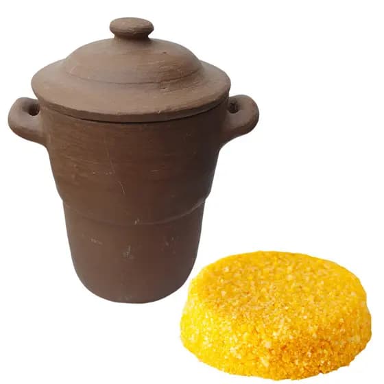 Cuscuzeira de Barro Tradicional