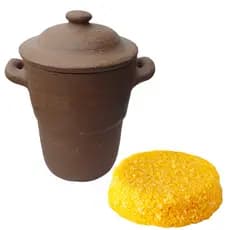 Cuscuzeira de Barro Tradicional