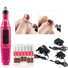 Lixadeira Eletrica Profissional Bloco Motor Bivolt Manicure Unha Lixa