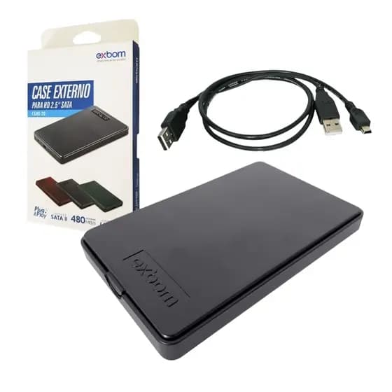 HD EXTERNO PORTÁTIL 2,5" 500GB + CABO USB