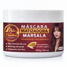 Máscara Matizadora Marsala Pelo de Coelho 300g