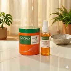 Kit Cronograma Koreea: Máscara Maca Force + Óleo Essence Reparador