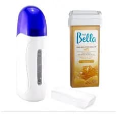 Kit Aquecedor Rollon + Cera Rollon Depil Bella