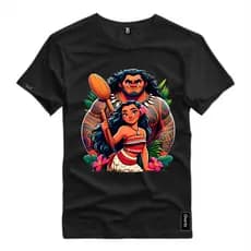 Camiseta Camisa Unissex Moana Maue Filme Lançamento Estampa Dtf Ótima Qualidade Algodão Básica 01
