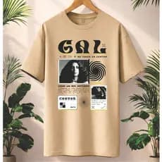 Camiseta Gal Costa Estampa Retrô Vintage MPB Camisa Premium 100% Algodão Adulto ao Plus Moda FASHION