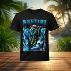 Camiseta Neytiri de Filme "Avatar" Adulto ao Plus Size Diversas Cores Moda Fashion