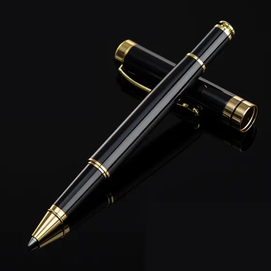 1PC Creative Metal Neutral Pen , Caneta De Presente Metálica Assinatura De Alta Qualidade , Papelaria , Material De Aprendizagem