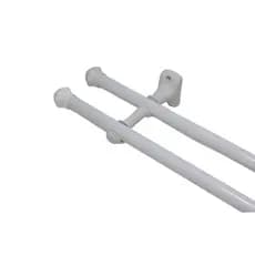 VARÃO PARA CORTINA DUPLO 19/19MM COMPACTO TAMANHOS VARIADOS SALA, COZINHA, JANELA, ESCRITÓRIO,QUARTO