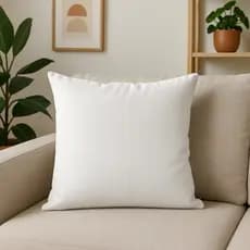 Kit com 3 Almofadas Decorativas Cheia em pluma siliconada 40x40cm | Branco