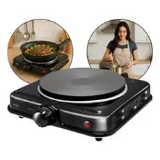 Fogão Elétrico Portátil Mesa Pesca Camping Single Cook 1 Boca Elgin