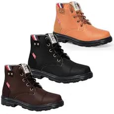 Bota Masculina Infantil Confortável Macio Coturno Leve Menino Botinha Masculino