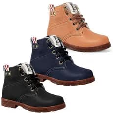Bota Masculina Infantil Botinha Coturno Menino Casual Confortável
