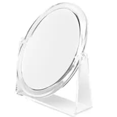 Espelho oval de mesa dupla face para maquiagem RF