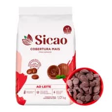 Chocolate Fracionado Sicao Ao Leite Em Gotas 1kg