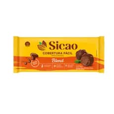 Cobertura Chocolate Barra Fracionado Blend 1kg Sicao Fácil