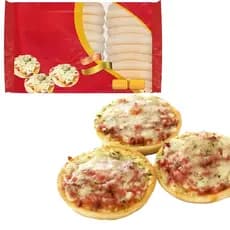300 Mini Pizza Coquetel Discos Pronto Massa Pré Assada 3kg