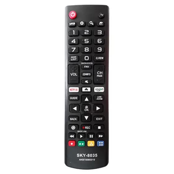 Controle Remoto LG AKB 8035 - Compatível com Várias Linhas de TV LG COMPATÍVEL