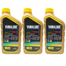 Óleo Náutico Yamalube Tcw3 2 Tempos 1 Litro Kit C/3