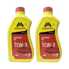 Óleo Náutico Menzoil TCW3 2T Premium Todos Motores Kit C/2