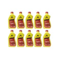 Óleo TCW3 Menzoil Para Motores Popa Yamaha 2T Kit 10 Litros