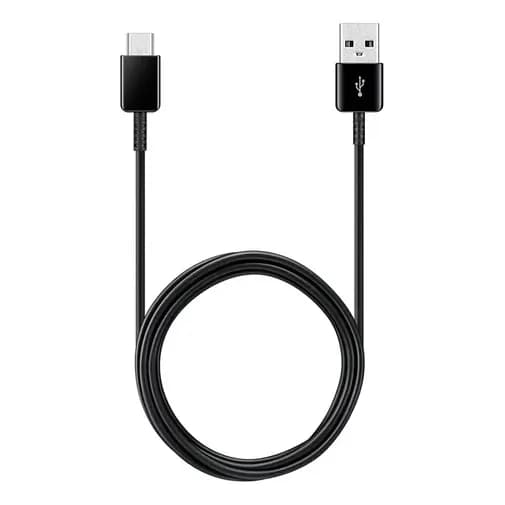 Cabo Usb 3.0 Samsung Preto Com Entrada Usb  Saída Usb Tipo C