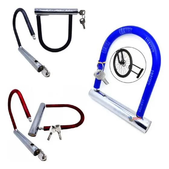 Cadeado U-lock Reforçado Chave Tetra Bike Moto Antifurto
