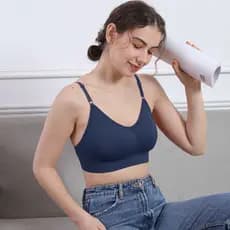 Sutiã Decotado sem Aro / Sutiã Wrap que Mostra as Costas Feminino Low-cut rimless underwear/Esportivo/Academia/Corrida