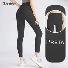 Calça Feminina Slim De Cintura Alta Para Ioga , Controle De Barriga