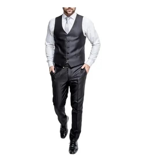 Colete Poliviscose Social Masculino - Top Qualidade Lançamento