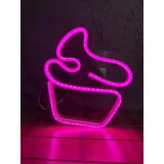 Luminária Parede Cupcake Neon Led Decoração 110v - 220v