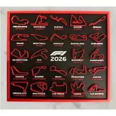 Quadro Calendriao f1 2026  formula 1- 21x19cm
