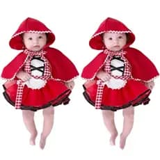 capa infantil de bebê chapeuzinho vermelho para aniversário e mesversario