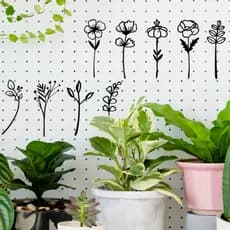 Kit 10 Apliques em MDF Flores Recortes Decorativos para Caixas Quadros Lembrancinhas Presente Artesanato Vazado
