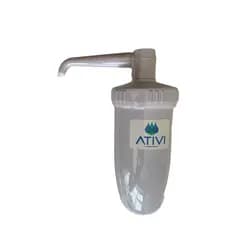 Filtro Copo Abs Universal Com Refil Para Torneira Ativi Filt BRANCO