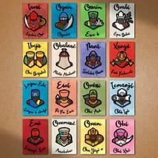 Coleção de Quadros Orixás com suas Saudações  - Escolha o seu favorito - EXCLUSIVO!!!!