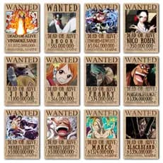 Quadros Decorativos One Piece - Envio Imediato - Impressão a laser -Não perde a Cor- Já com Adesivo