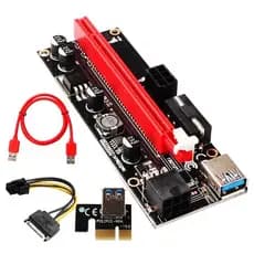 Placa Pci Riser Express Extensor Cabo Usb 3.0 KP-PL906 KNUP