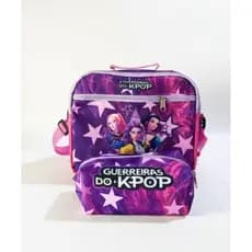 Kit Escolar Guerreiras do Kpop Lancheira Térmica e Estojo