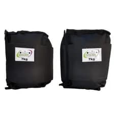 Caneleira / Tornozeleira 7 Kg - O Par Academia Preto