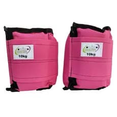 Caneleira / Tornozeleira 10 Kg - O Par Academia Rosa